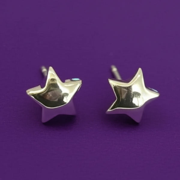 AM5765 Sterling Silver Dot Stud Earrings for Women Girls