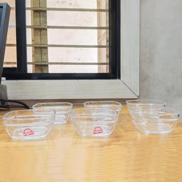AM5683 Cello Nadir Square Stack Bowl- 300Ml (Set of 6 Pcs)