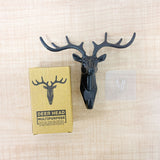 AM6535 Deer Head Self Adhesive Wall Door Hook Hanger