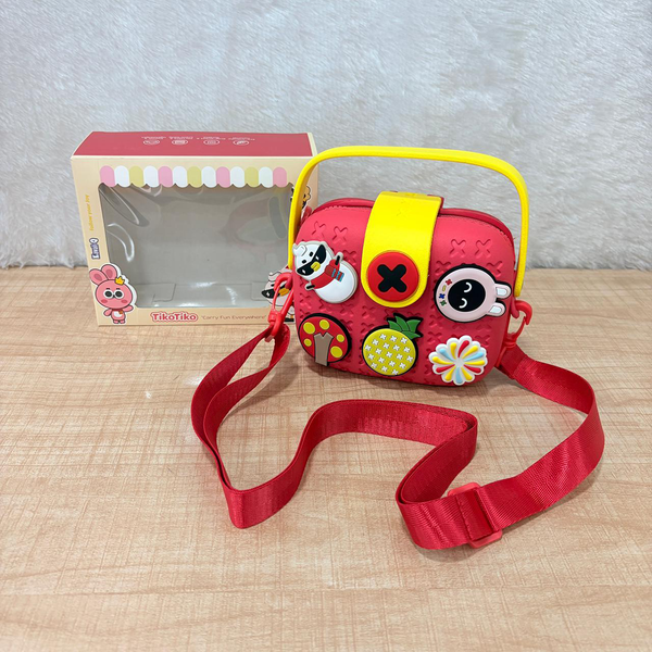 TM0159 Cartoon Soft Silicone Sling Bag for Girls – Cute Crossbody Shoulder Bag