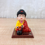 TM0194 Solar-Powered Moving Head Buddha Statue