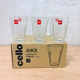 AM6609 Cello Infinity Juice Tumbler Glass Set - 230ml (Set of 6)