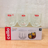 AM2691 CELLO Amore Tumbler glass 325ml Set of 6pcs