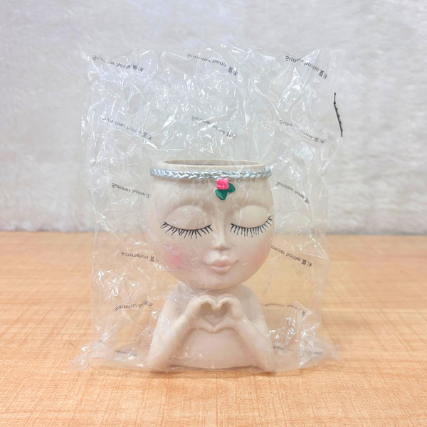 AM6707 Girl Pen Holder Home Decoration Gift Desktop Organizer (Pack of 1)