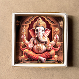 TM0141 Mix Pattern Premium Decorative Wall Square Frames - 16x16inch (Pack of 1)