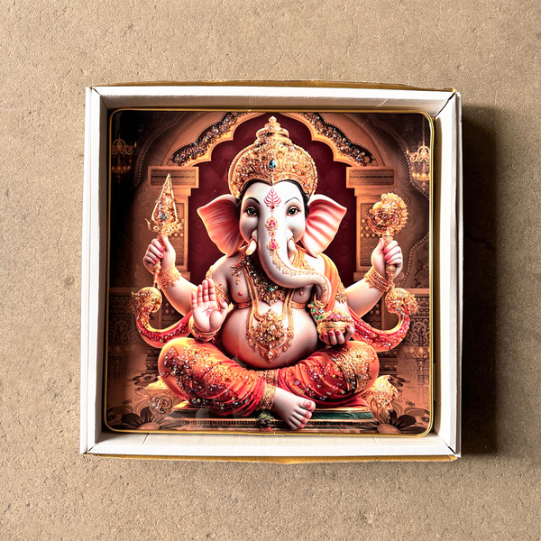 TM0141 Mix Pattern Premium Decorative Wall Square Frames - 16x16inch (Pack of 1)