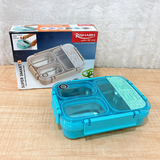 AM6757 Rishabh Super Smart 3 Steel Inner Insulated 3-Compartment Lunch Box