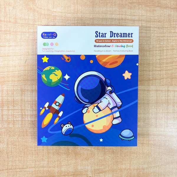 TM0158 Star Dreamer Colouring Book for Kids – Watercolor Painting Book Set