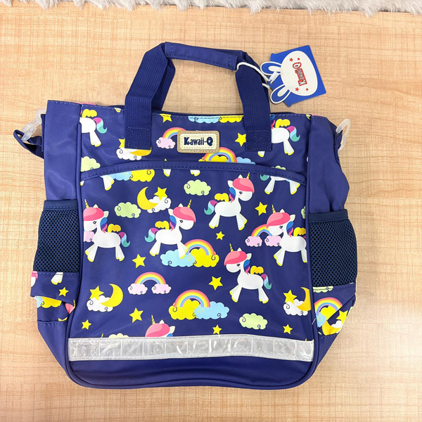 TM0155 Cute Colourful Printed Multipurpose Unicorn Shoulder Bag