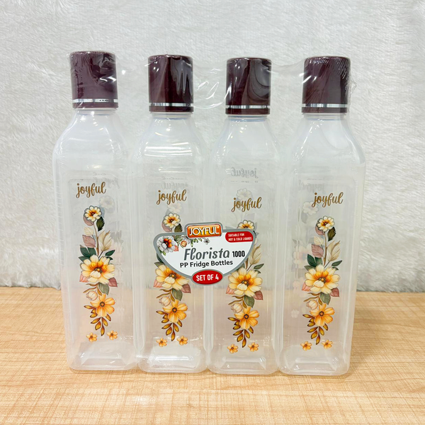 TM0172 Joyful Florista 1000 PP Fridge Bottles – Set of 4 (Printed)