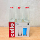 AM6620 Cello Tivoli Glass Tumbler Set, 335ml (Pack of 6)