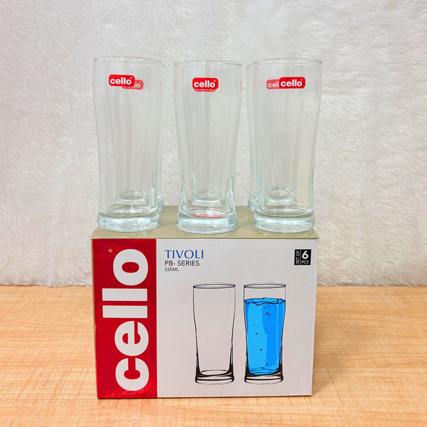 AM6620 Cello Tivoli Glass Tumbler Set, 335ml (Pack of 6)
