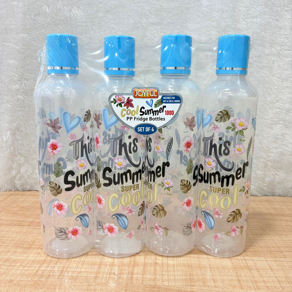 TM0170 Joyful Cool Summer 1000 PP Fridge Bottles (Set of 4)