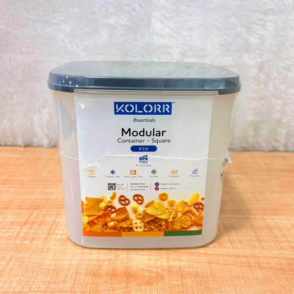 AM6746 KOLORR Essentials Modular Square Storage Container - 4 Ltr