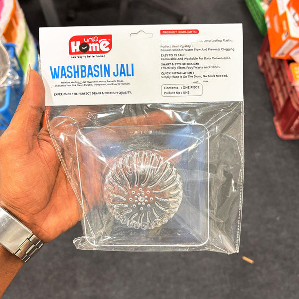 AM6776 Transparent Unbreakable Washbasin Jali (Square)