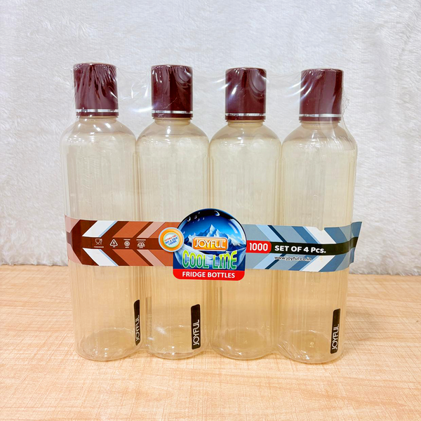 TM0171 Joyful Cool Line 1000 Fridge Bottles - Set of 4 (1000ml Each)