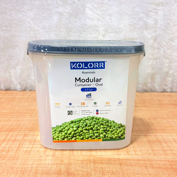 AM6744 Kolorr Essentials Modular Oval Storage Container - 1.7 Ltr
