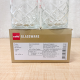 AM6561 Cello Glassware Old Fashioned K-Series Glass Tumblers (325ml, Set of 6)