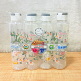TM0173 Joyful Cool Rose 1000ml Fridge Bottle with Flip-Top Cap (Set of 4)