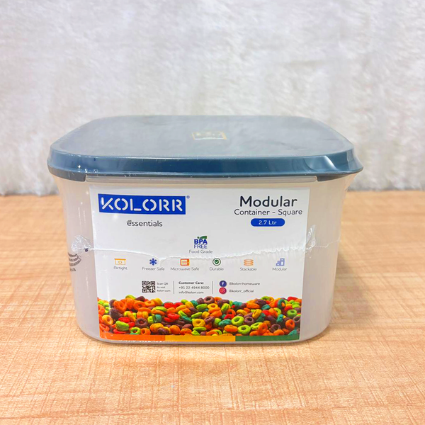AM6745 KOLORR Modular Square Storage Container - 2.7 Ltr