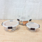 AM6534 Butterfly Feel & Fresh Airtight Container Set (3 Pieces)