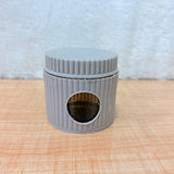 TM0073 Cashew Jar with Airtight Ribbed Lid - 1pc