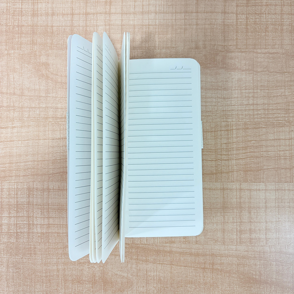 AM6626 Mix-Design Colour Block Series Softbound Notebook (8x3.75 Inches) - 1pc