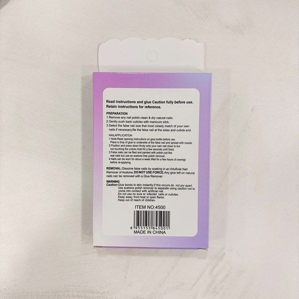 TM0166 Children’s 12-Piece Jewel Press-On Nail Set – Princess Edition