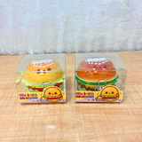 TM0153 Cute Cartoon Burger Shape Metal Piggy Bank with Lock & Key