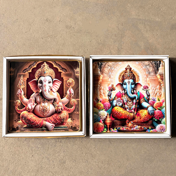 TM0141 Mix Pattern Premium Decorative Wall Square Frames - 16x16inch (Pack of 1)