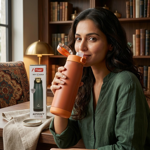 AM7068 Flair Sprint 750ml Vacuum Insulated Stainless Steel Bottle