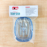 AM6777 Glory Stylish Transparent Oval Soap Dish with Drainage