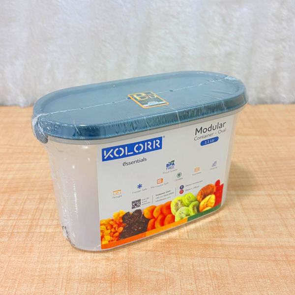 AM6743 KOLORR Modular Oval Storage Container - 1.1 Ltr