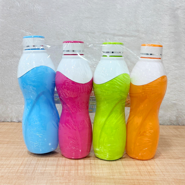 TM0176 Joyful Natural Polypropylene Freezer-Safe Fridge Bottles - Set of 4 (1000ml)