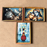 TM0142 Mix Pattern Premium Decorative Wall Frames - 12x18inch (Pack of 1)