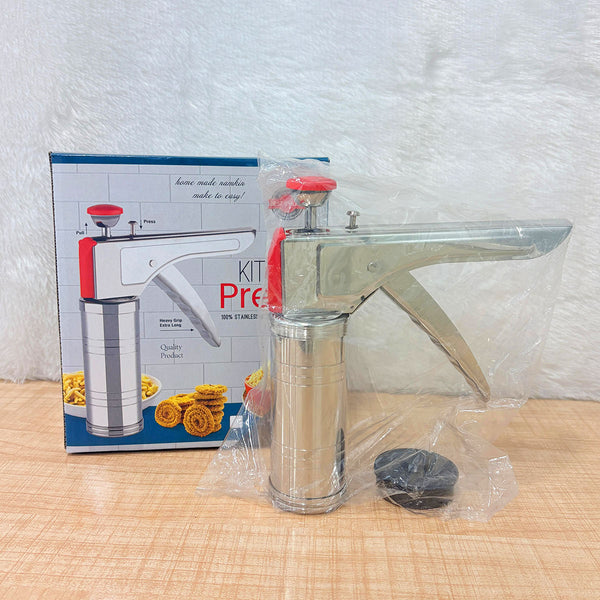 AM6532 Stainless Steel Kitchen Press & Murukku Maker with 15 Blades