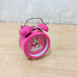 TM0190 MIni Twin Bell Analog Alarm Clock with Cartoon Illustrations for Kids