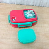 AM6753 Rishabh Steel Lunch Flix: Insulated SS 304 Snack Pack for Kids