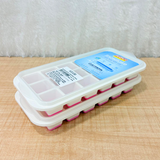 AM6733 Ratan Snowflake Ice Cube Tray with Lid - 18 Cubes, Set of 2 (342ml)