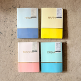 AM6625 Mix-Design Classic Series A5 Softbound Notebook With Free Pocket Diary & Bookmark