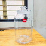 AM5679 CELLO Bloom Storage Glass Jar (3 Ltr) for Cookie Jar, with Air Tight for Kitchen Dried Masala (Pack 1)