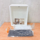 AM6489 3 Layer Self-Adhesive No-Drill Plastic Storage Rack - (Pack of 1)