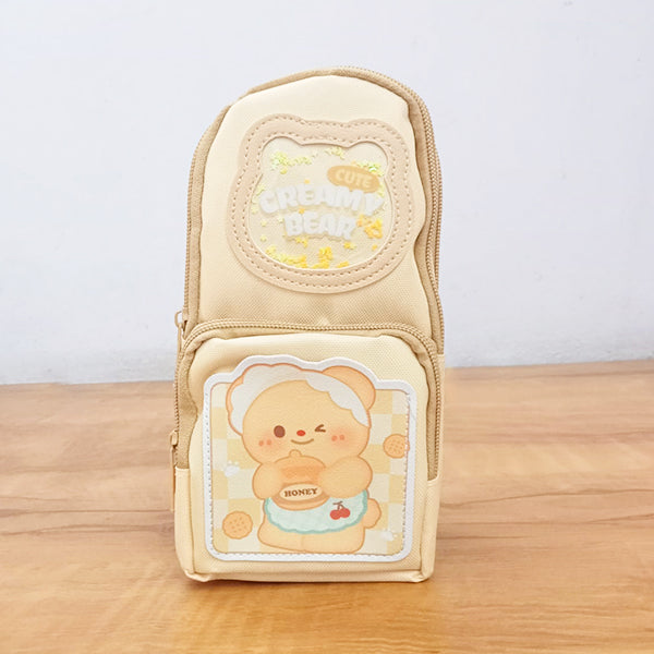AM5063 Stylish Pencil Case 6 Layer with 3 Compartment Large Capacity Pen Pencil Pouch Multifunctional Pouch for School Kids Cute Stationary Gift for Child (Mulitilocor)