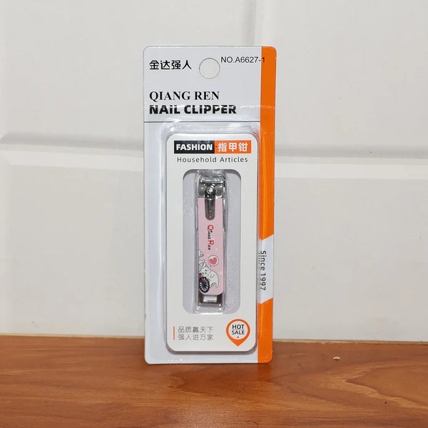 8306 Cute Nail Clipper with Nail Catcher, Nail File - Stainless Steel (1 Pc)