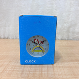 TM0190 MIni Twin Bell Analog Alarm Clock with Cartoon Illustrations for Kids