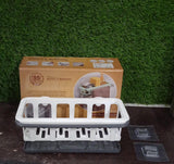 8788 Multipurpose Platic Hanging Drain Rack With Adhesive Hook for Kitchen and Bathroom Dishcloth Holders Basket Drying Tray Organizer