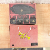 Di0225 Mix Design Salt Café 4+1 Pcs Exclusive Gift Set – Cup and Serving Plate Set