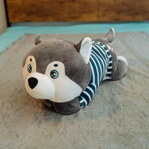 AM3151 Huskey Dog 13inch Toys ( Big Squiral ) Stuffed 430gm