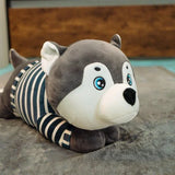 AM3151 Huskey Dog 13inch Toys ( Bag Squiral ) Beautiful Soft Huskey Dog Designs Soft Toy Dog Stuffed 430gm