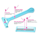 3361 Soft Care Razor for Men and Women with Moisturizing Strip (Pack Of 1Pcs)